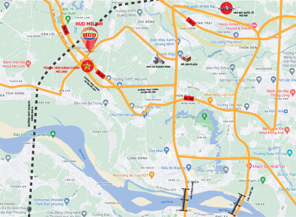 Vị trí chiến lược – Cửa ngõ phía Bắc Hà Nội