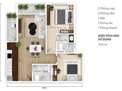 Thiết kế & Mặt bằng căn hộ